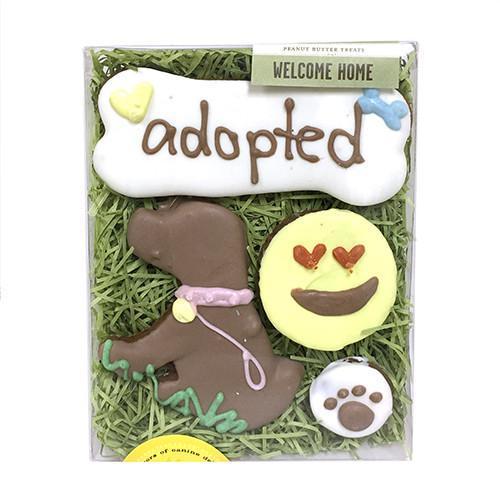 Bubba Rose Biscuit Co. Adopted Welcome Home Cookie Box Dog Treats