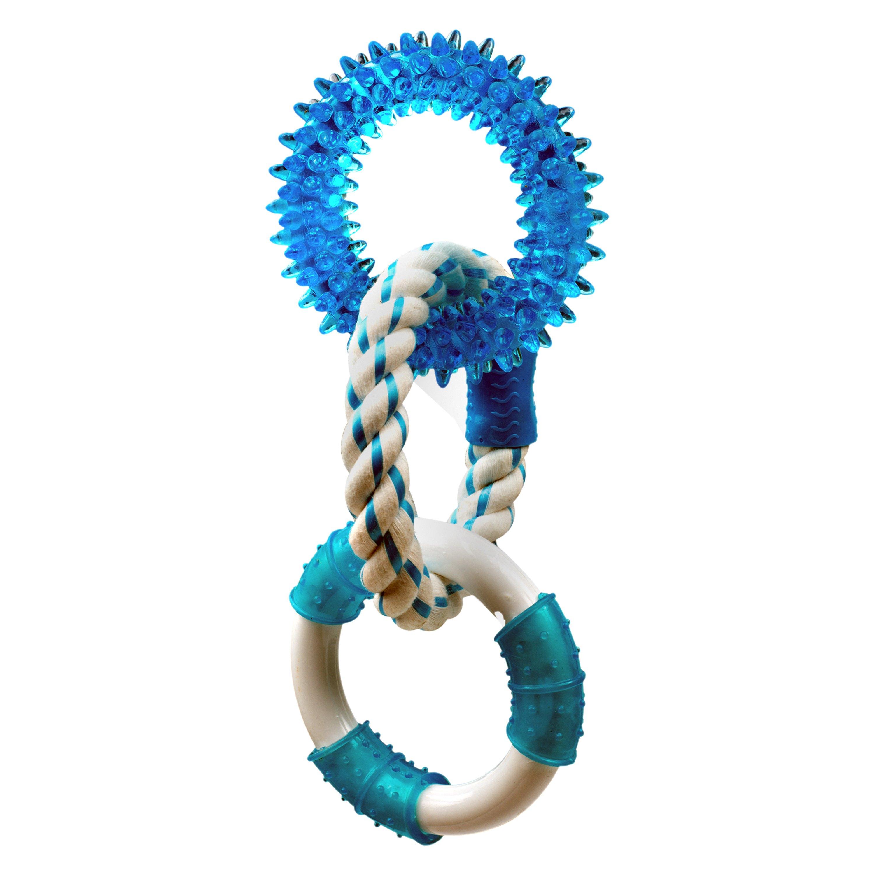 Multipet Canine Clean Peppermint with 3 Rings Dog Toy