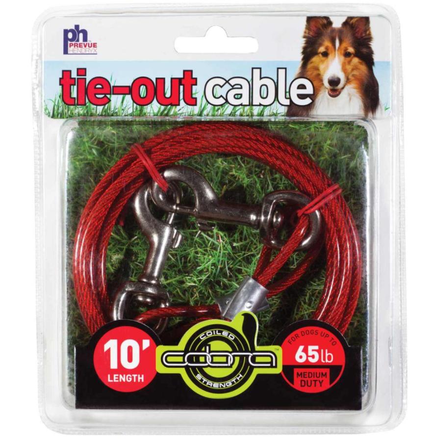 Prevue Hendryx Medium Duty Dog Tie-Out Cable