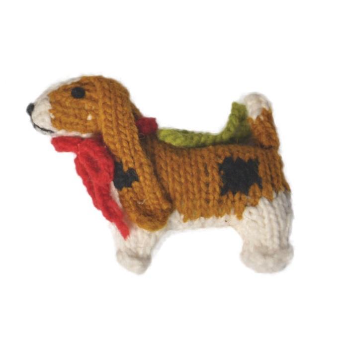 Chilly Dog Basset Hound Dog Ornament