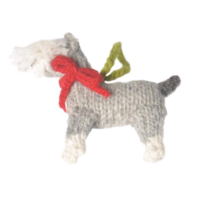 Chilly Dog Schnauzer Dog Ornament