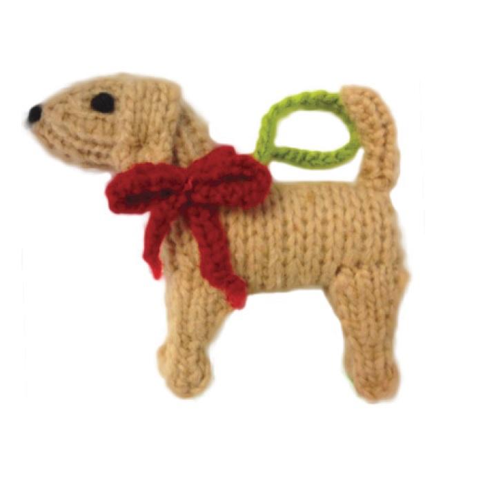 Chilly Dog Yellow Lab Dog Ornament