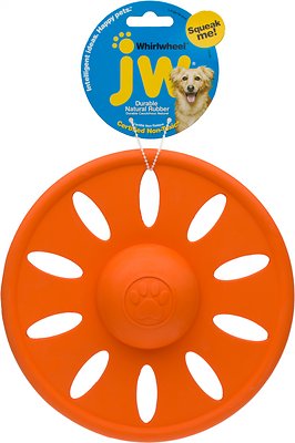 JW Pet Whirlwheel Flying Disk Dog Toy, Color Varies, Large