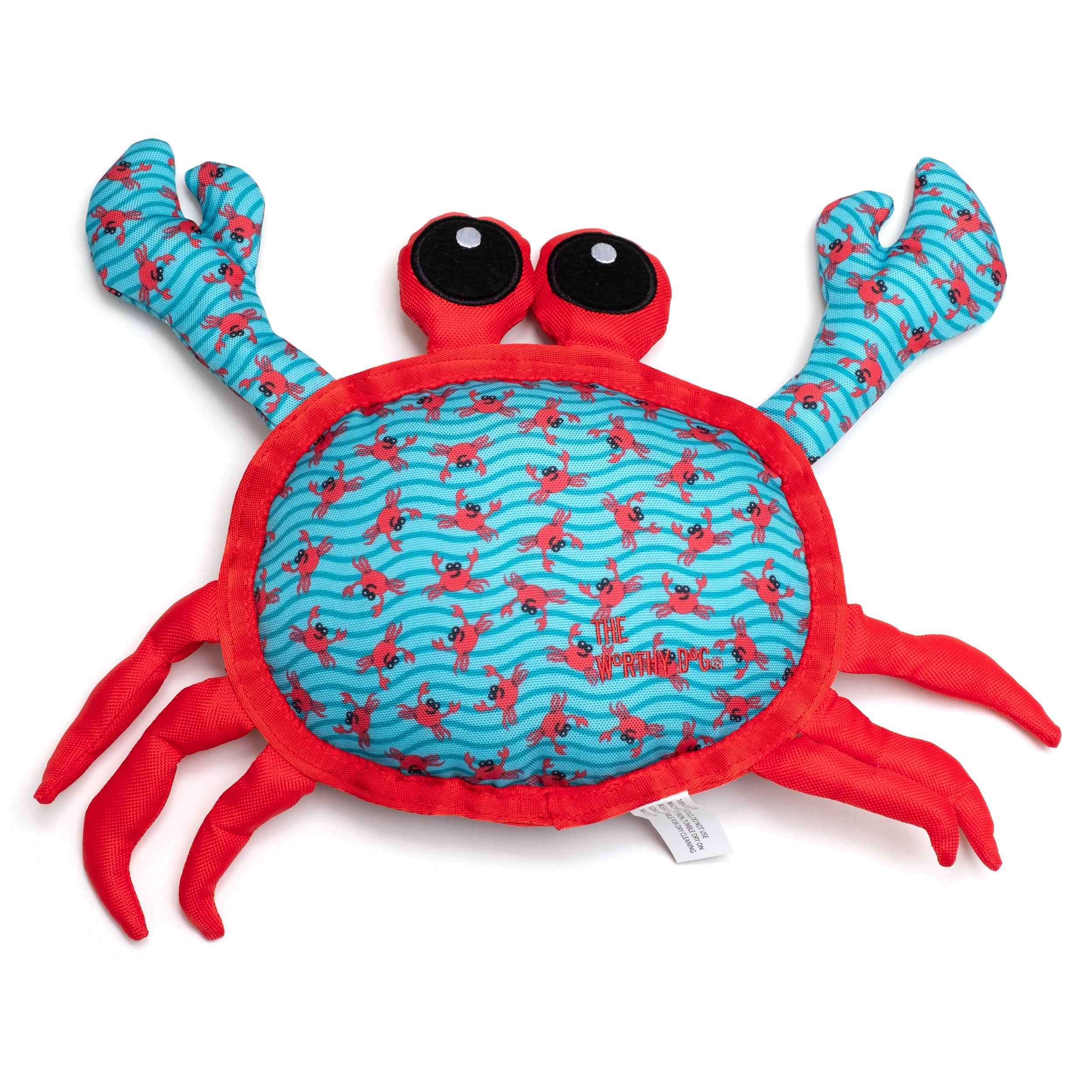 The Worthy Dog Crab Dog Toy, Small