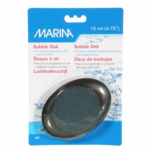 Marina Deluxe Bubble Disk Air Stone for Aquariums, 4.75-in
