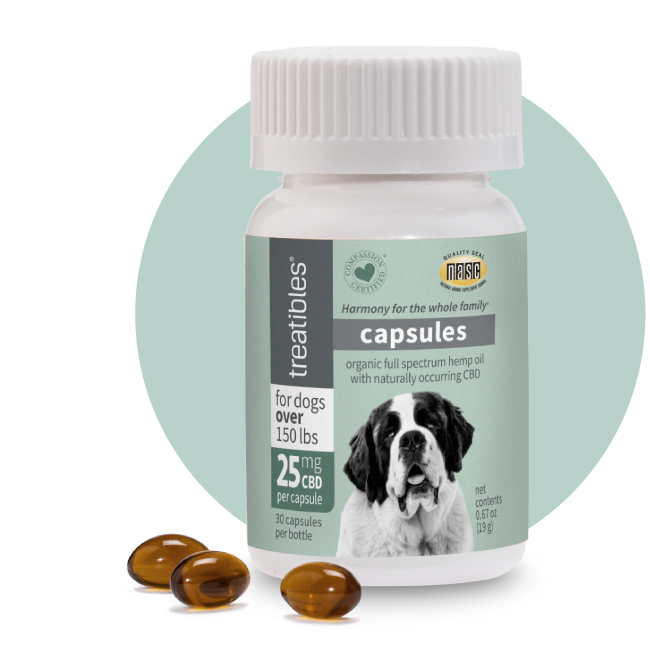 Treatibles Organic Full Spectrum H-Oil for Dogs & Horses, 30-count, 25-mg
