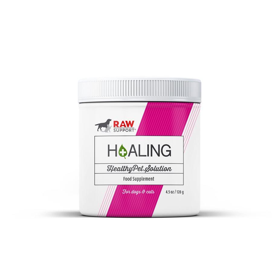 Raw Support H+aling Food Supplement for Dogs & Cats, 128-gram