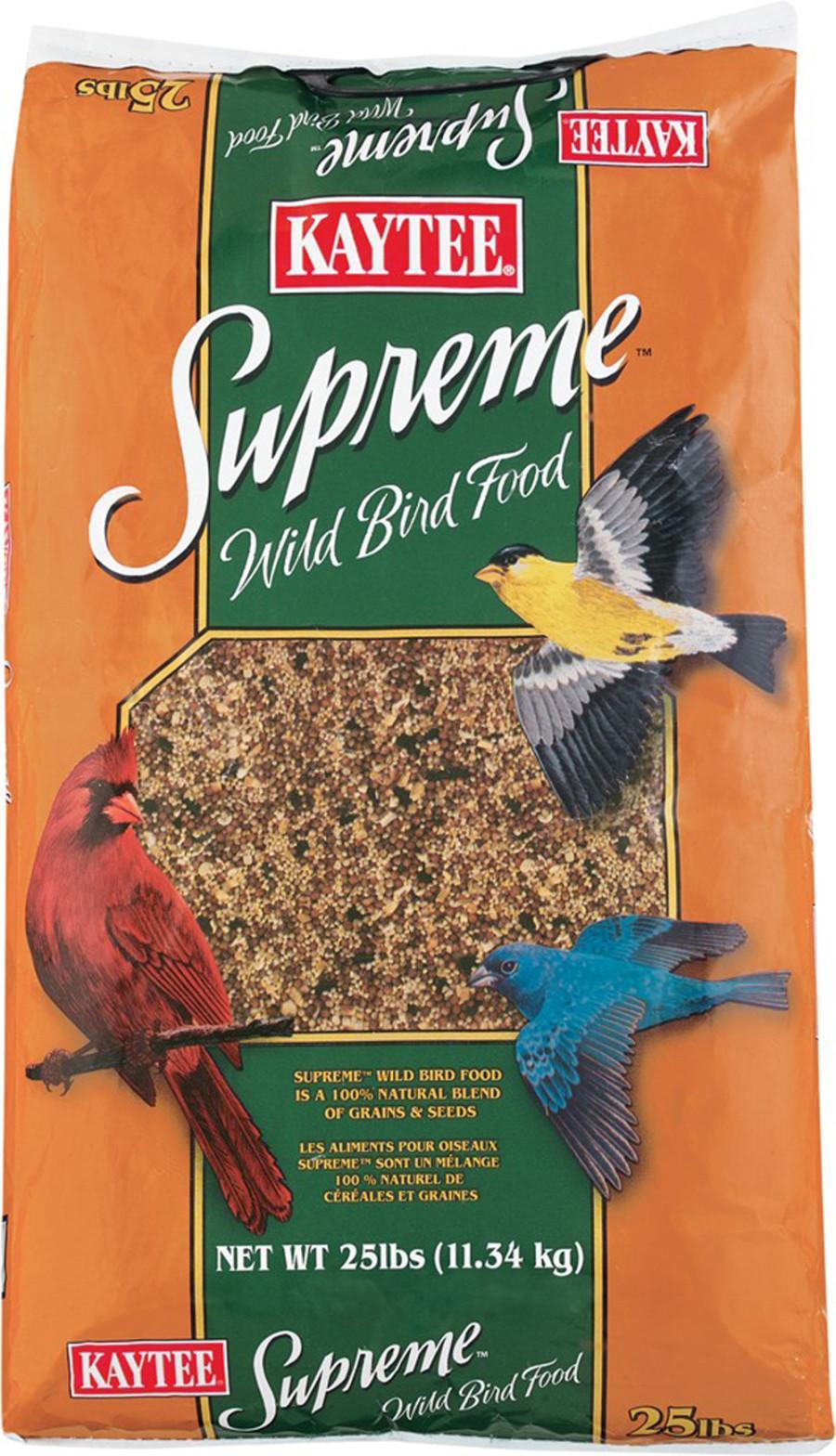 Kaytee Supreme Wild Bird Food, 25-lb
