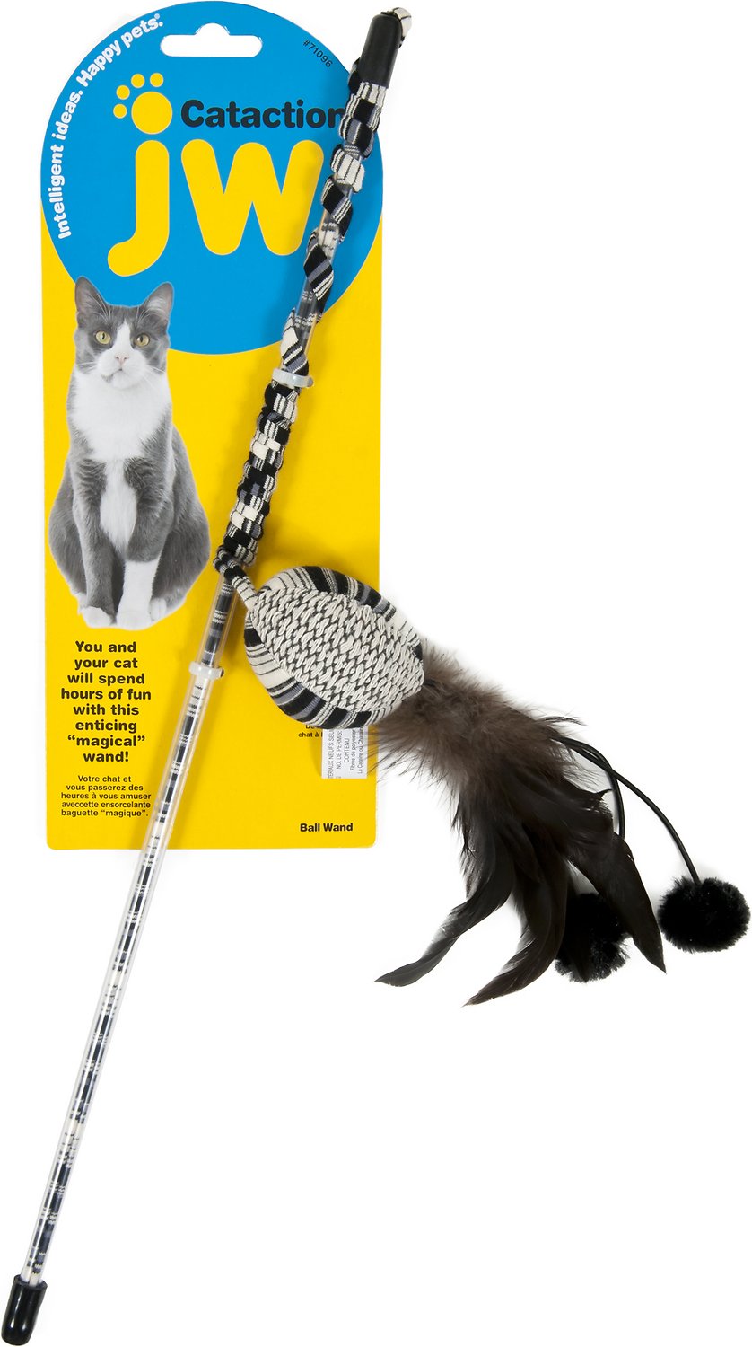 JW Pet Cataction Ball with Wand Cat Toy