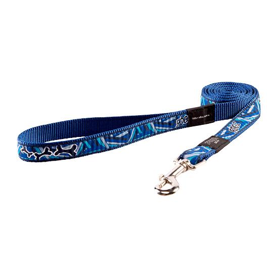 Rogz Fancy Dress Dog Lead, Navy Zen