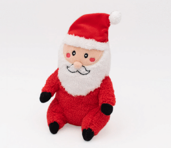ZippyPaws Holiday Cheeky Chumz Santa