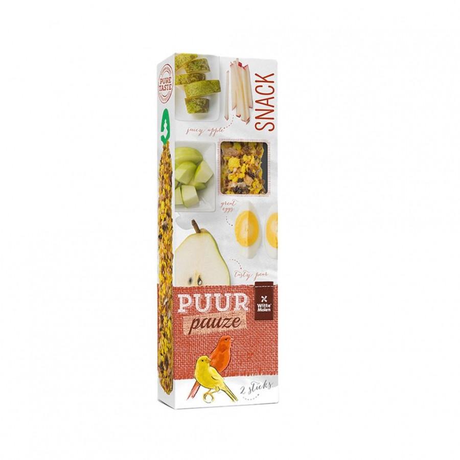 Witte Molen PUUR Pauze Seed Sticks Fruit & Egg Canary Bird Treats, 60-gram