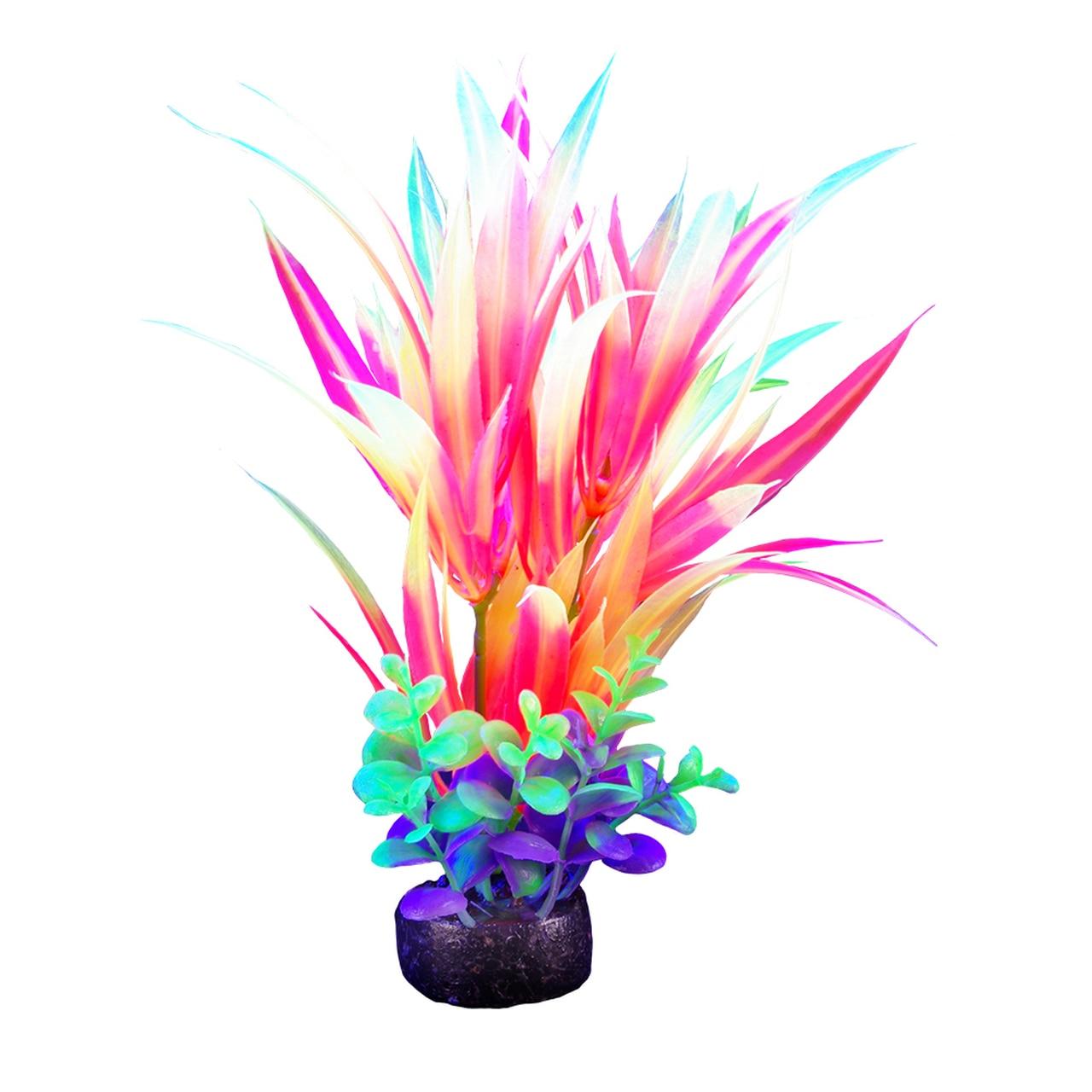 Marina iGlo Parrot Feather Aquarium Plant, Yellow/Orange, 5.5-in