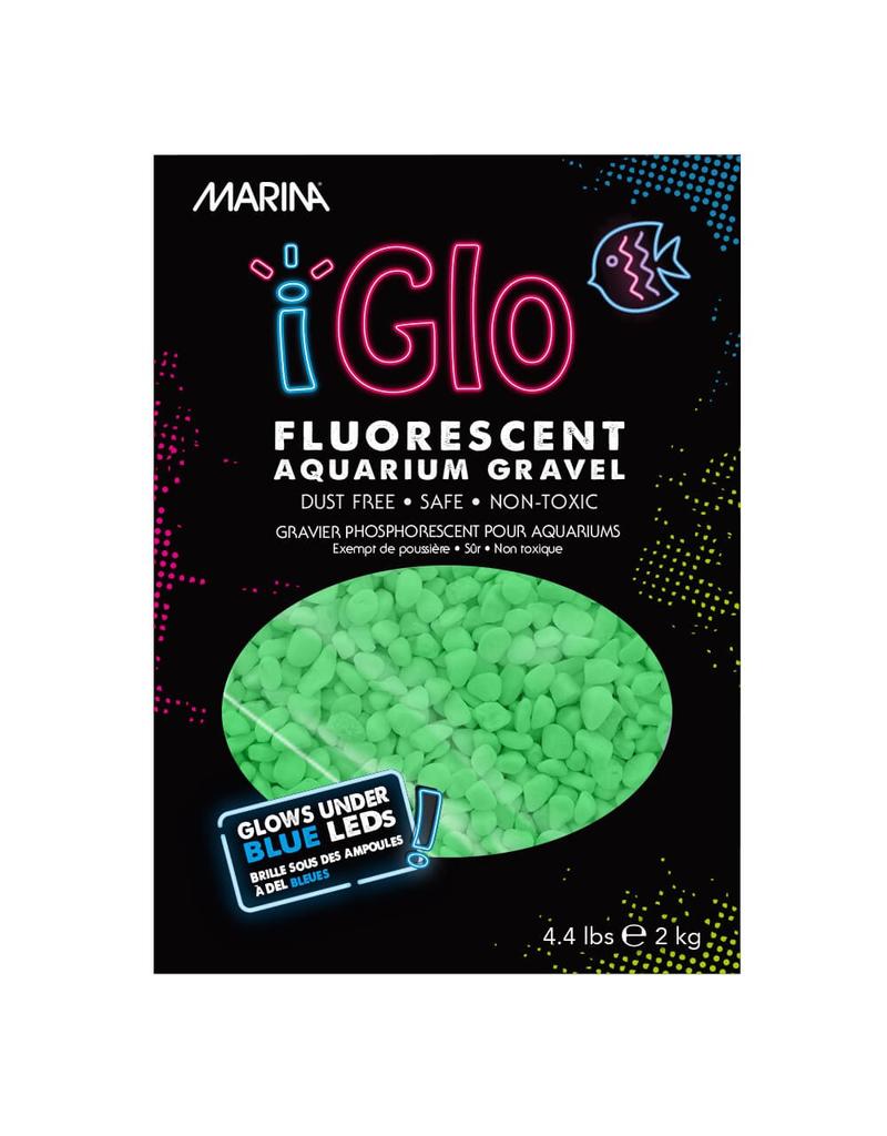 Marina iGlo Fluorescent Aquarium Gravel, Green, 4.4-lb