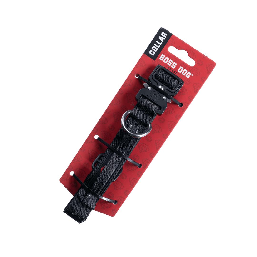 Boss Dog Tactical Dog Collar, Black Camo