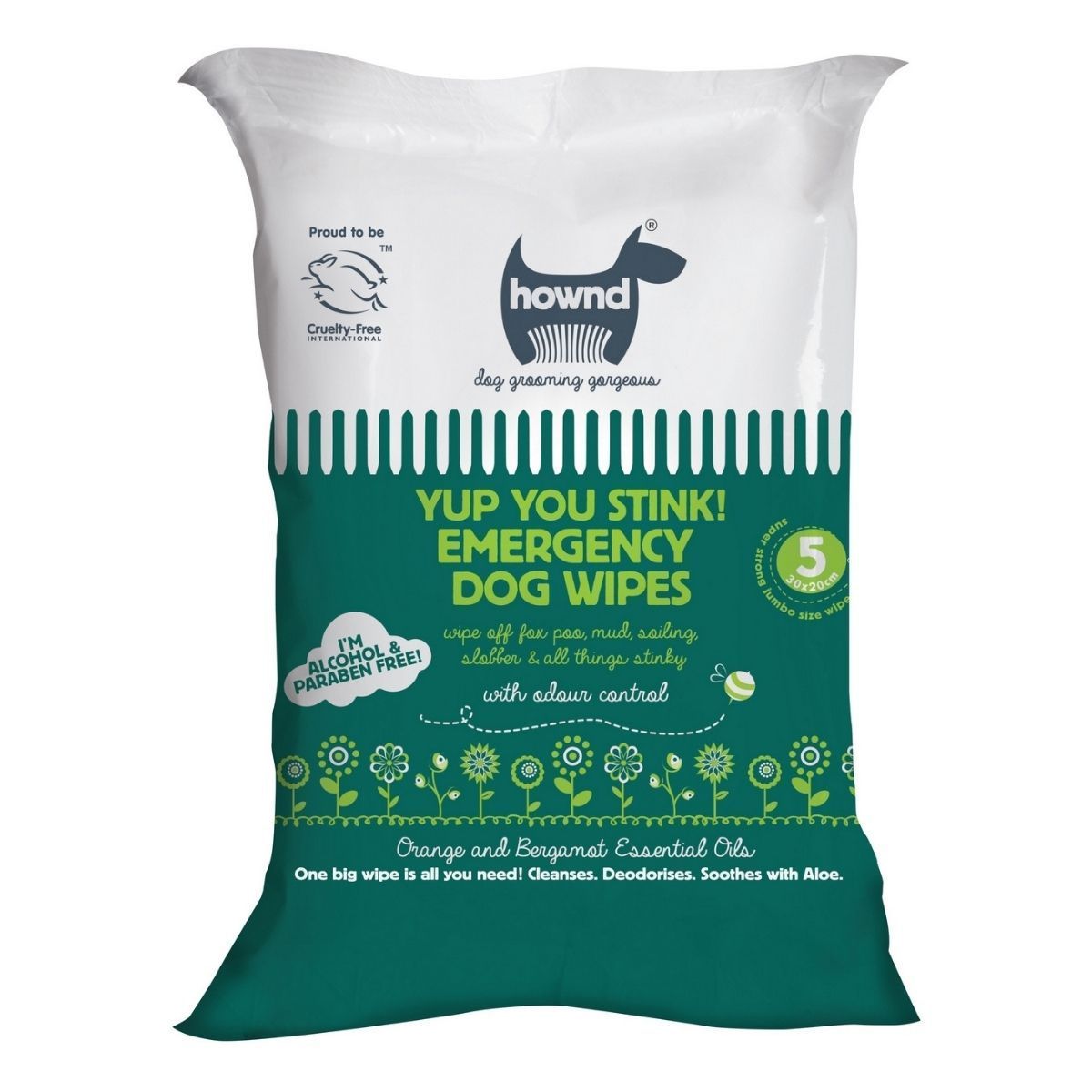 Hownd Yup You Stink Emergency Dog Wipes