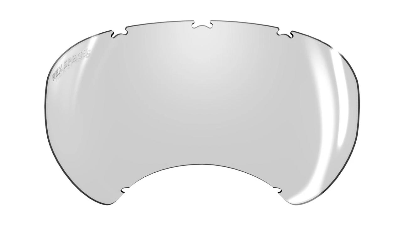 Rex Specs Clear Mirror Dog Goggle Replacement Lense, Medium