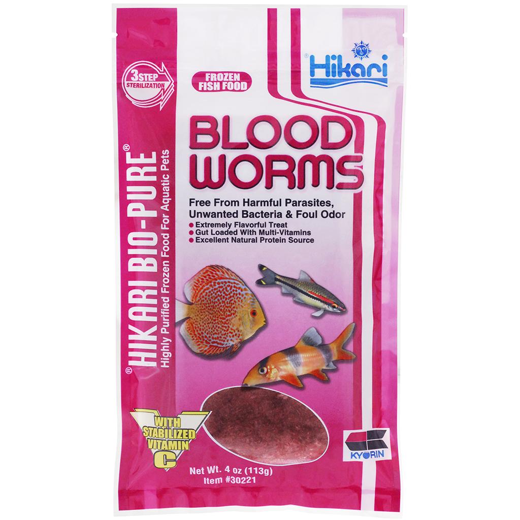 Hikari Bio-Pure Blood Worms Flat Frozen Fish Food