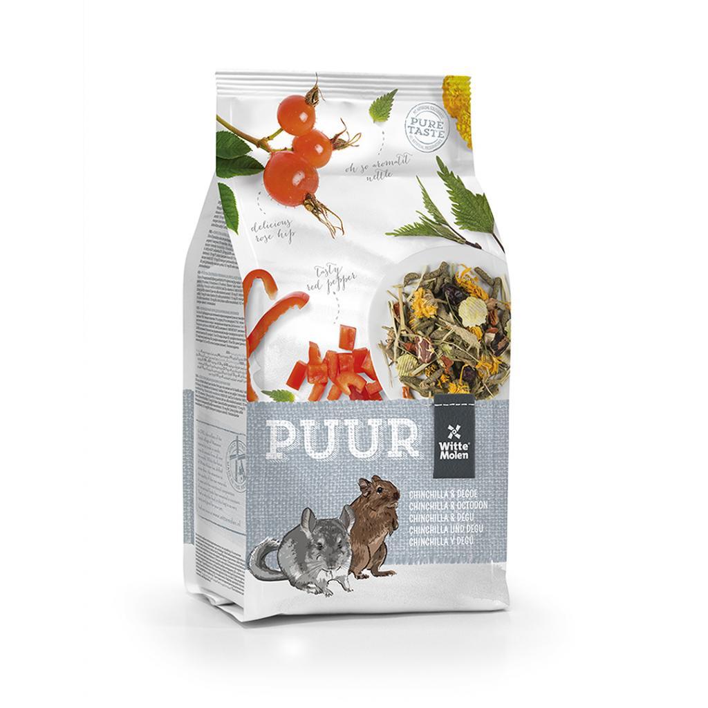 Witte Molen PUUR Gourmet Muesli Chinchilla & Degu Food, 500-gram
