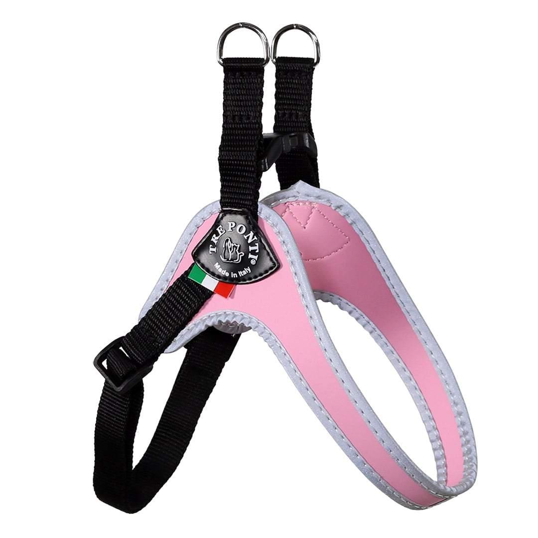 Tre Ponti Genesis Adjustable Belly Strap Dog Harness, Pink, 20-25-In