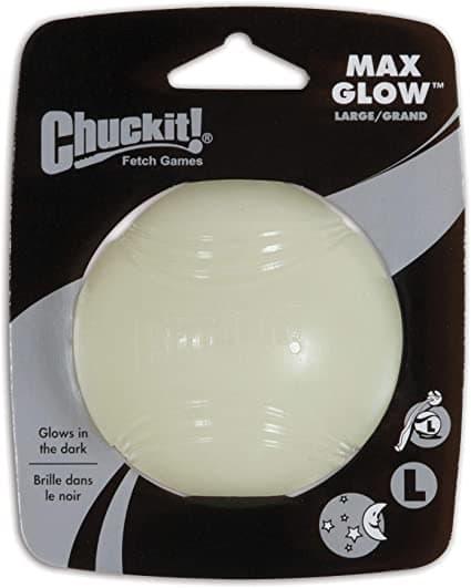 Chuckit! Max Glow Ball Dog Toy, Large, 1 count