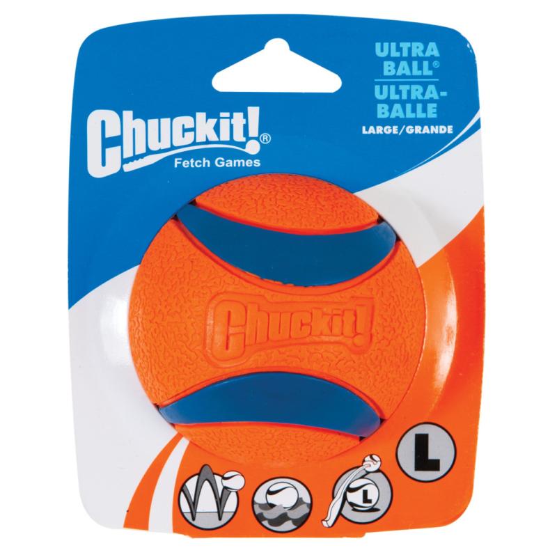 Chuckit! Ultra Rubber Ball Dog Toy, Large