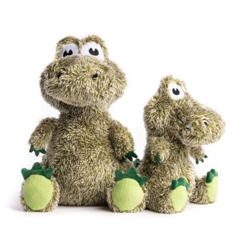 fabdog Fluffy Plush Dog Toy, Alligator
