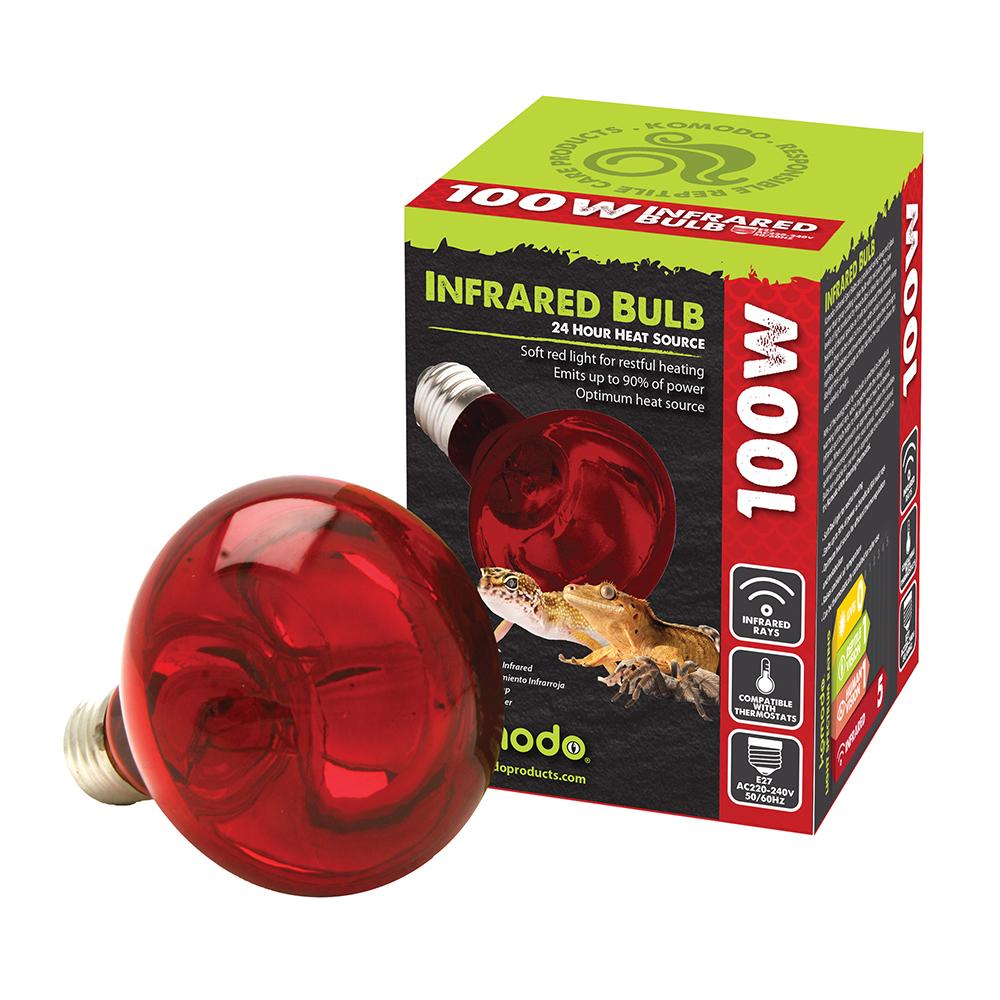 Komodo Infrared Spot Bulb for Reptiles, 100-watt