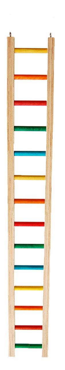 Zoo-Max Hardwood Ladder Bird Toy, 4.5-in x 3-ft