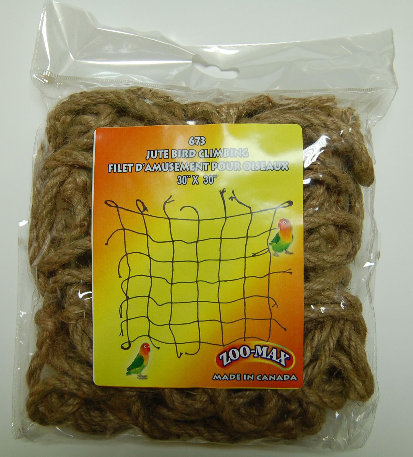 Zoo-Max Jute Net Bird Toy, 5-in