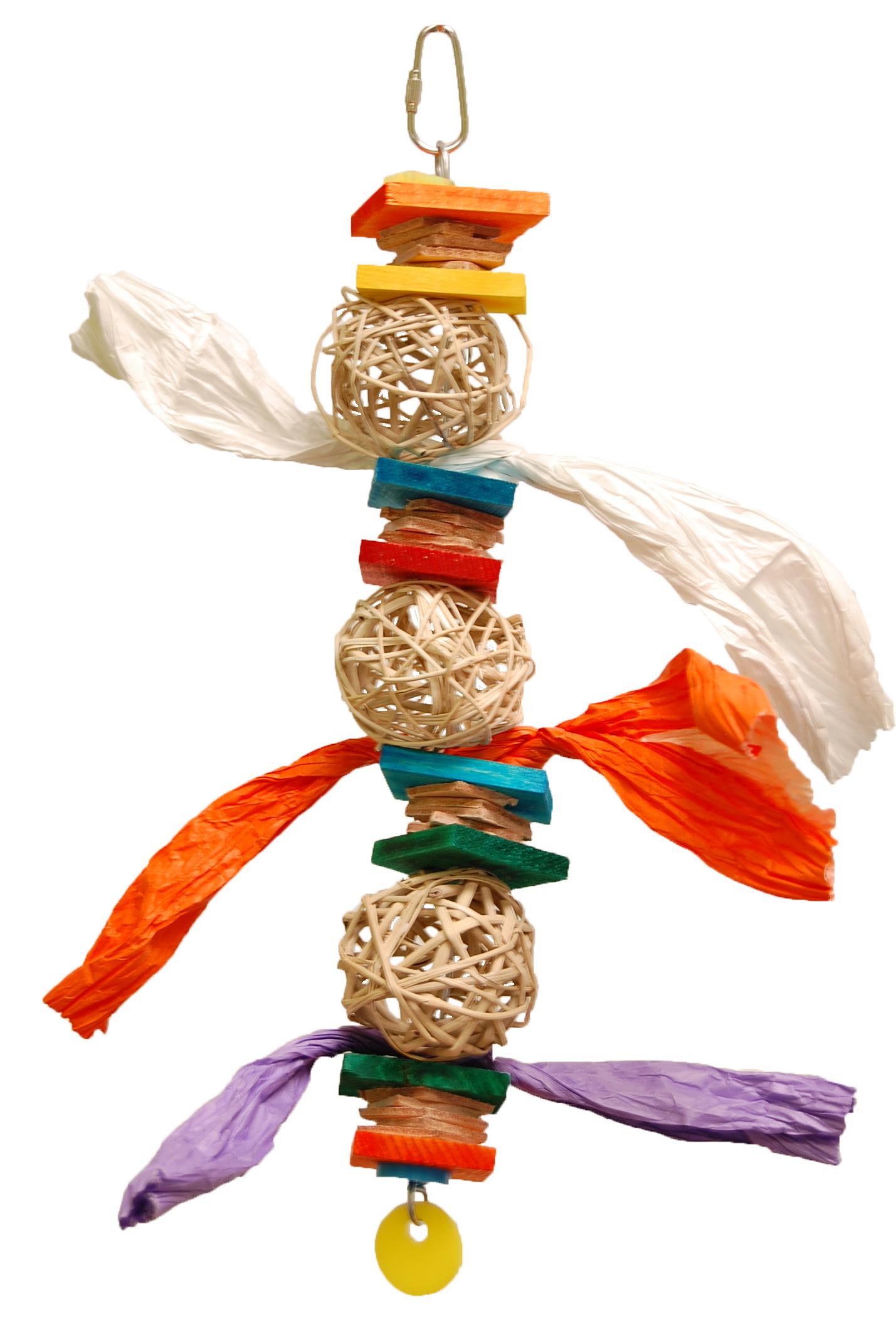 Zoo-Max Lulubelle Bird Toy, 13-in x 3-in