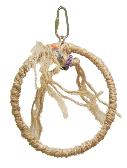 Zoo-Max Natural Sisal Ring Bird Toy, 5-in