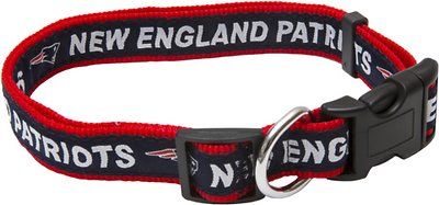 Pets First New England Patriots Dog Collar, Large