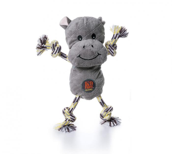 Charming Pet Tugs O Fun Hippo Dog Toy