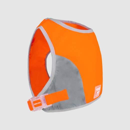 Canada Pooch High Visibility Safety Dog Vest, Orange, 12
