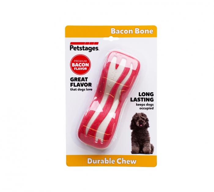 Petstages Bacon Dental Bone Dog Toy