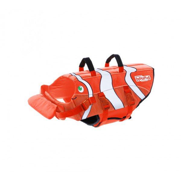 Outward Hound PupSaver Fun Fish Ripstop Dog Life Jacket, Orange, Large