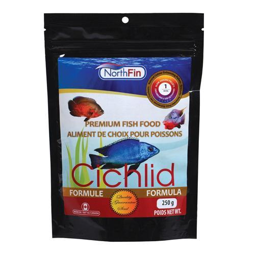 NorthFin Cichlid Formula Premium Fish Food, 1-mm, 250-gram