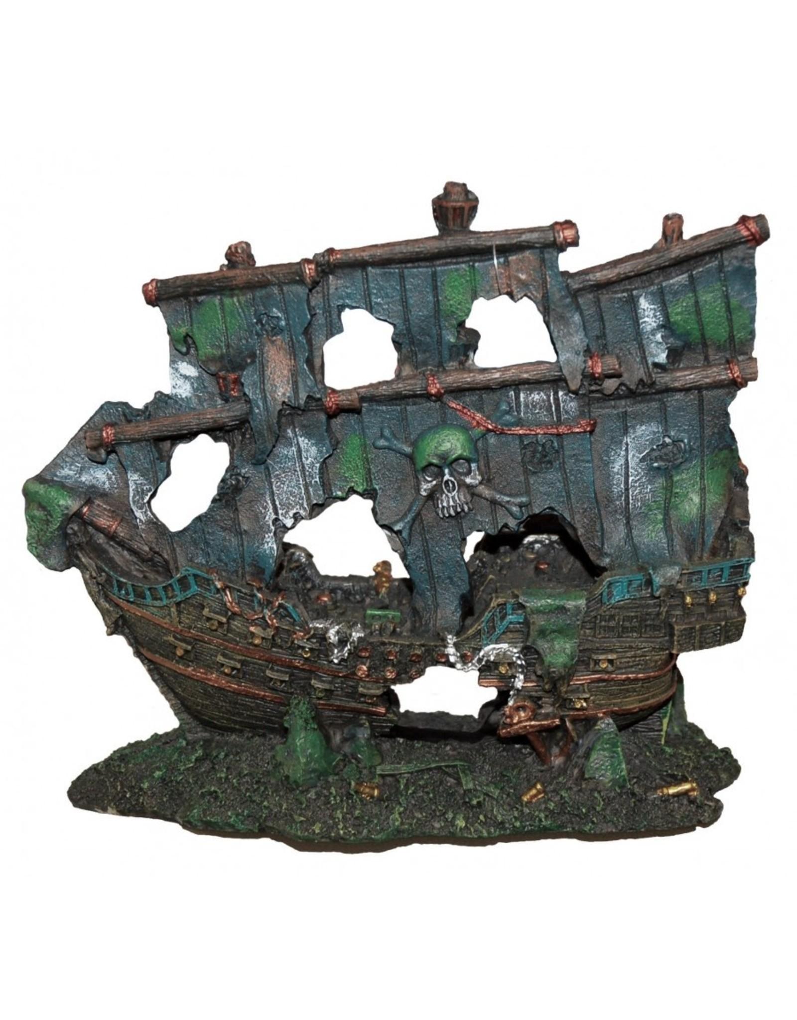 Aqua-Fit Pirate Ship Wreck Aquarium Ornament