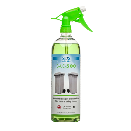 SOS Odours BAC-500 Waste Odour Neutralizer, 1-liter