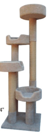 Wades Cat Condo Bed, 4 Bed