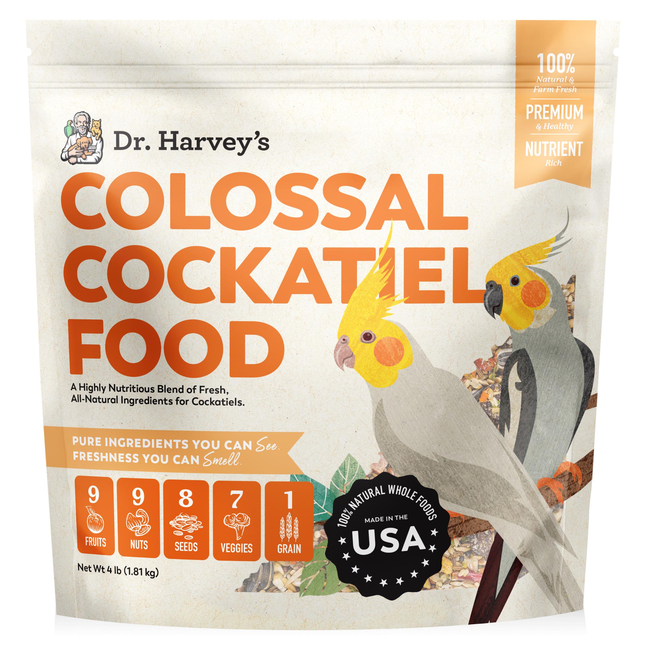 Dr. Harvey's Colossal Cockatiel Bird Food