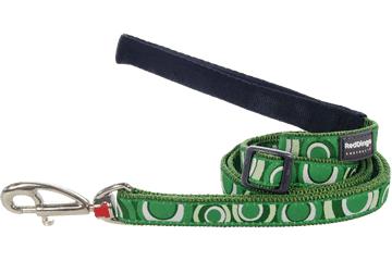 Red Dingo Circadelic Dog Lead, Green, Medium