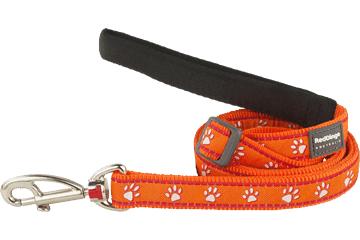 Red Dingo Desert Paws Dog Lead, Orange