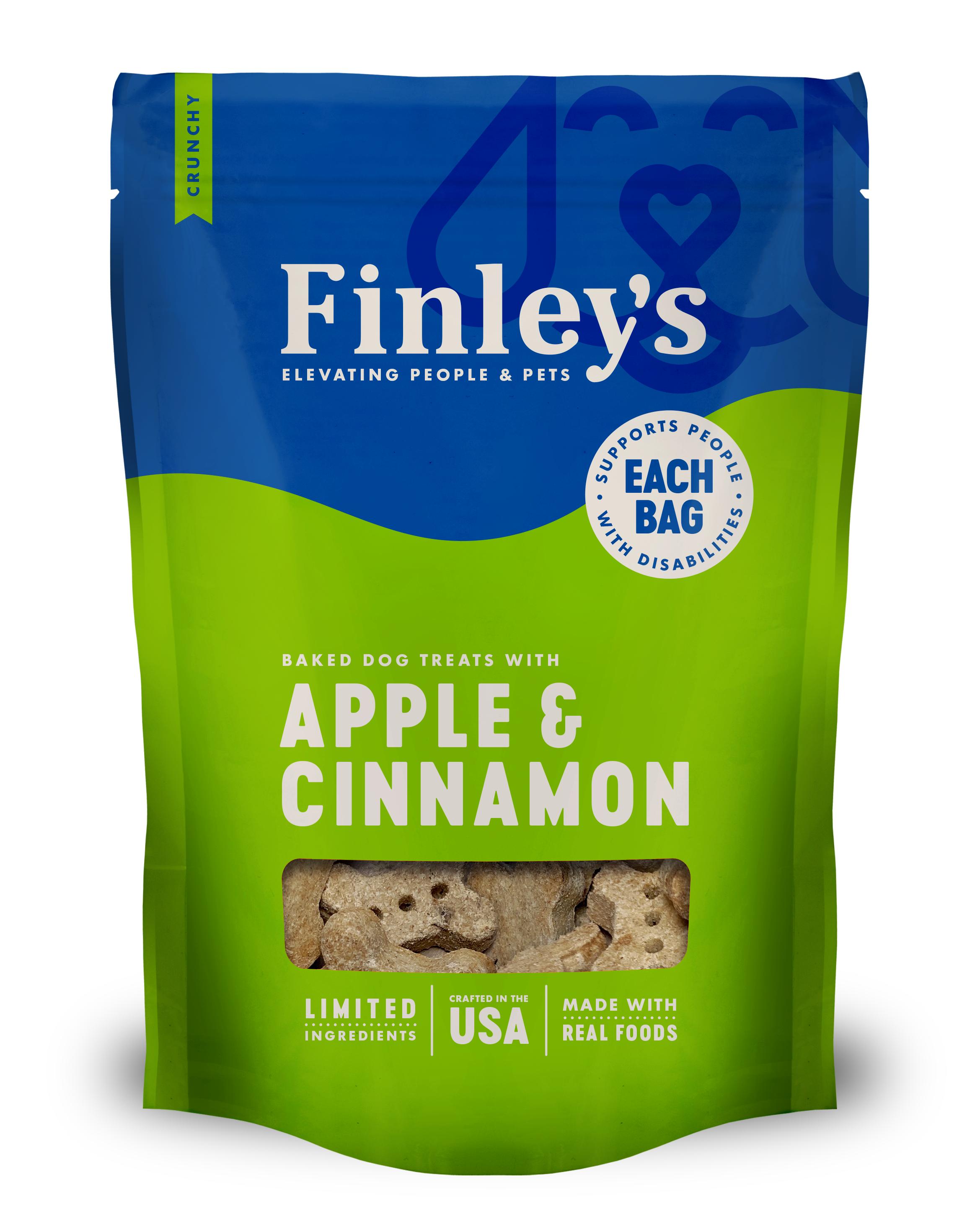 Finley's Apple & Cinnamon Crunchy Biscuit Wheat-Free Dog Treats