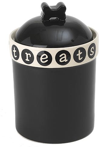 PetRageous Designs Pooch Basics Pet Treat Jar, 9-in