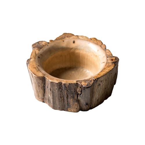 Galapagos Natural Sequoia Wood Reptile Dish
