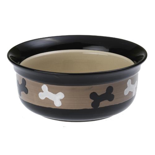 PetRageous Designs City Pets Bones Pet Bowl