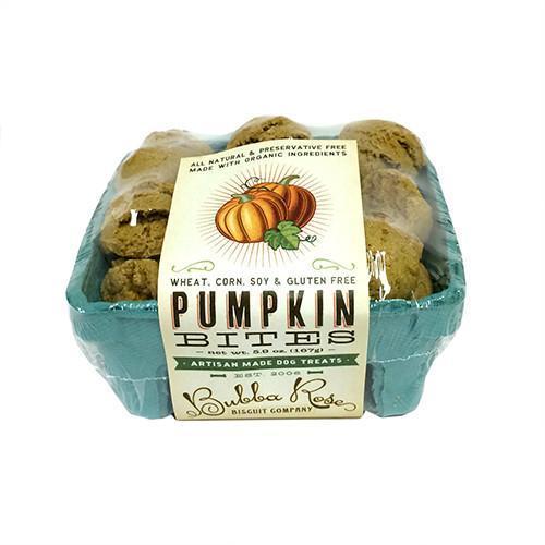Bubba Rose Biscuit Co. Pumpkin Bites Dog Treats, 5.6-oz
