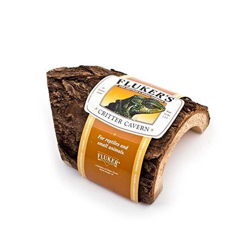 Fluker's Critter Cavern Half Log for Reptiles, Small